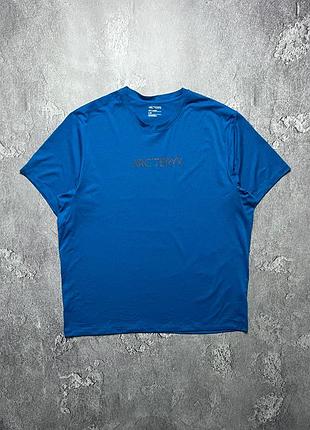 Vintage винтажная футболка arc’teryx арктерикс big logo outdoor аутдор size l размер л