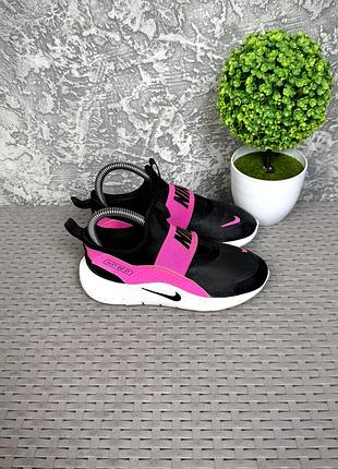 Nike flex runner 4 кроссовки 31 размер детские беговые черные