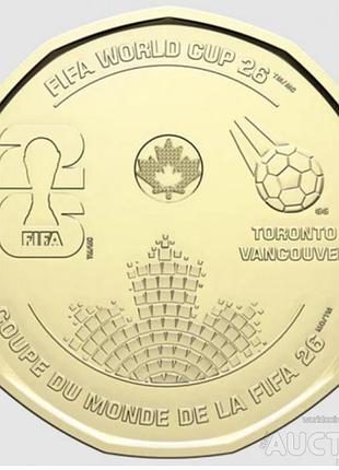 Канада ø король карл iii 1 долларов 2026 год чемпионат мира с футбола no3503