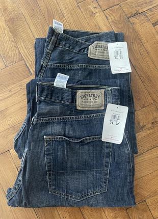 W34 / l32 / l34 нові чоловічі оригінальні джинси signature by levi's з бірками