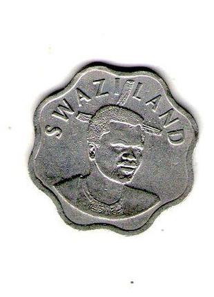 Эсватини (свазиленд) ø король собуза ii 10ment, 2001 год медно-никелевый сплав, 3.6g, ø 22mm no191