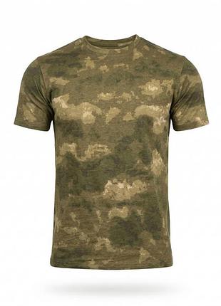 Хлопковая тактическая футболка patriot green atacs вт5099