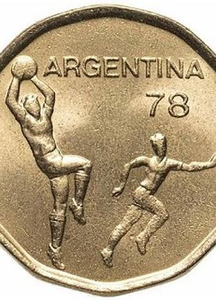 320 20 песо, 1978 год чемпионат мира с футбола 1978, un алюминий-бронза, 4.9g, ø 22mm no2965