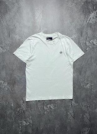 Vintage винтажная футболка fred perry фред перри big logo casual кэжуал size s размер с