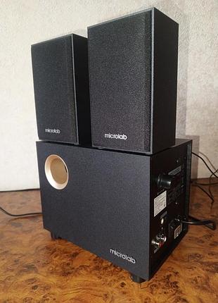 Microlab m105 активная акустика колонки 2.1