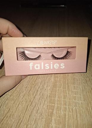 Colourpop falsies faux lashes,shorty