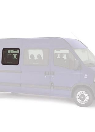 Боковое стекло renault master (97-10) среднее салонное левое правое на длинную базу (мастер)