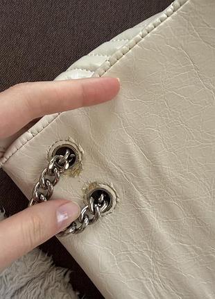Сумка tory burch оригінал молочна 9