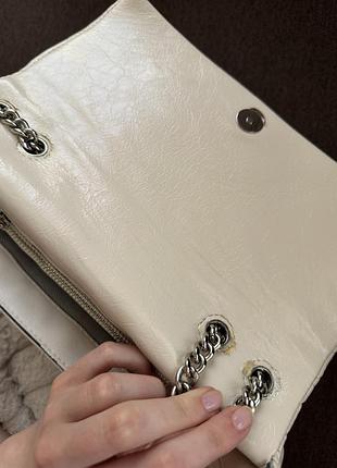 Сумка tory burch оригінал молочна 8