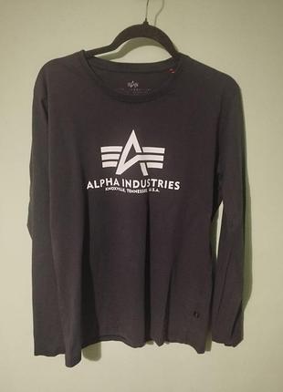 Лонгслив от alpha industries 3