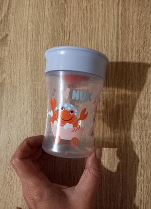 Nuk magic cup 360° з кришкою 230 мл