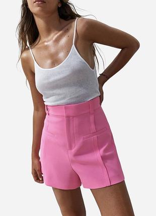 Шорти zara  рожеві