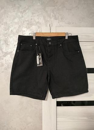 Чоловічі джинсові шорти boohooman — чорні (xl)