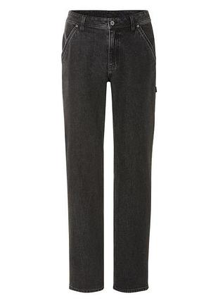Джинсы slim fit свободного кроя для мужчины livergy relaxed fit 476420 52(l) графитовый