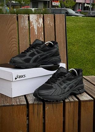 Мужские черные демисезонные кроссовки asics gel kayano 14 сетка, мужская демисезонная обувь асикс 42