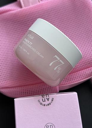 Anua peach 77 niacin enriched cream — персиковий крем для сяючої, гладкої та здорової шкіри