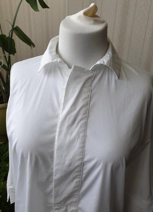 Стильная рубашка ya-ya women белая на кнопках рукав 3/42 фото