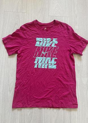 Футболка nike рожева, розмір m, унісекс