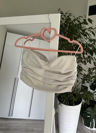 Білий топ zara
