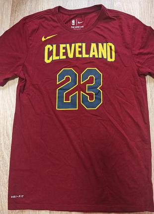 Футболка nike nba cleveland cavaliers lebron james #23 dryfit m