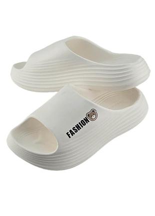 Шльопанцы женские белые sh241 37-38
