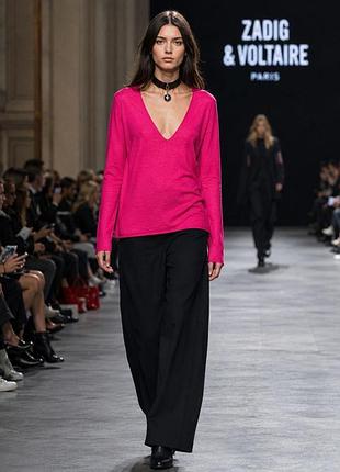 Рожевий джемпер жіночий zadig&voltaire merino wool