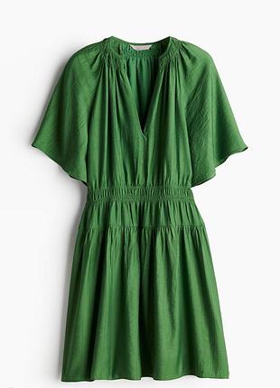 Женское летнее платье зеленое h&amp;m