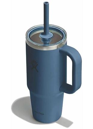 Термочашка hydro flask 700 ml travel tumbler clear lid