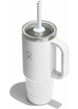 Термочашка hydro flask 700 ml travel tumbler clear lid