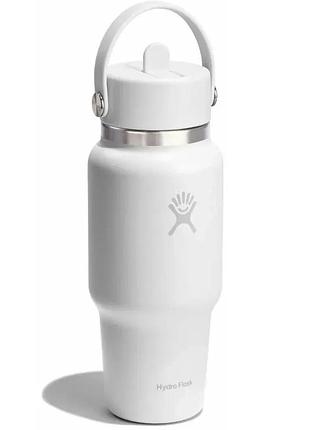 Термопляшка hydro flask 700 ml wide flex straw travel bottle