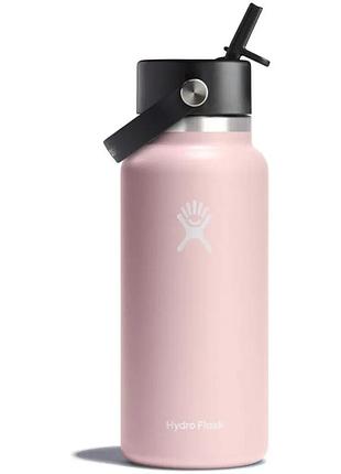 Термопляшка hydro flask 950 ml wide flex straw cap