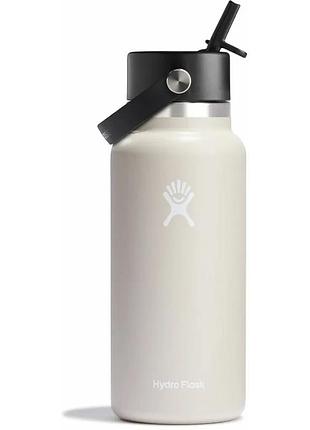Термопляшка hydro flask 950 ml wide flex straw cap