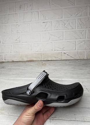 Крутые черные кроксы crocs m11