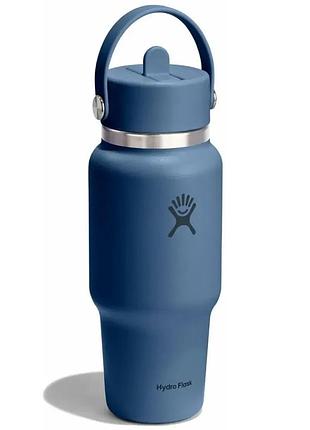 Термопляшка hydro flask 700 ml wide flex straw travel bottle