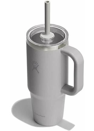 Термочашка hydro flask 700 ml travel tumbler clear lid