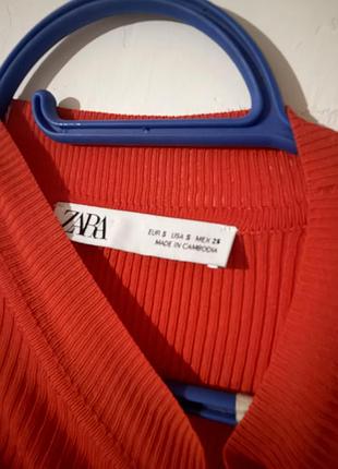 Платье рубчик zara 4