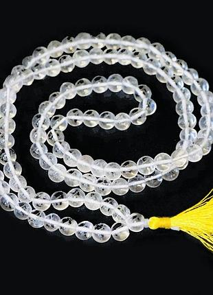 Чітки кам'яні з гірського кришталю p-beads-006