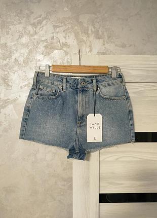Джинсові шорти від відомого британського бренду jack wills ( s-m)
