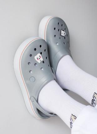 Скидка! crocs platform, крокси сабо на платформе