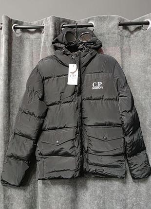 Пуховик cp company чорний