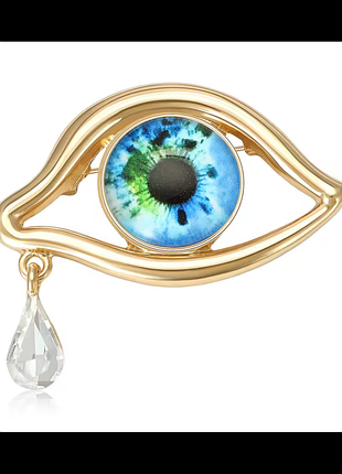 Оригинальная брошь глаз со слезой 👁️