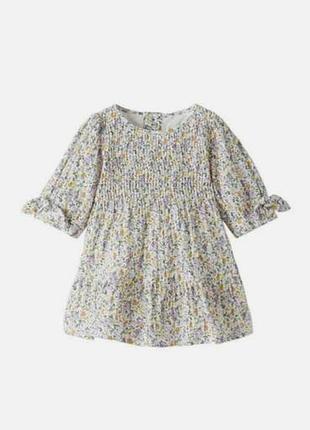 Нежное хлопковое платье zara