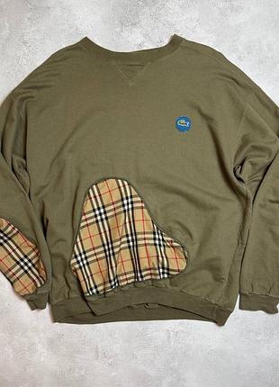 Світшот rework burberry x lacoste