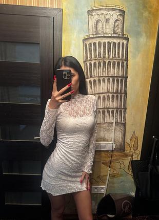 Мереживна сукня bershka 🌸