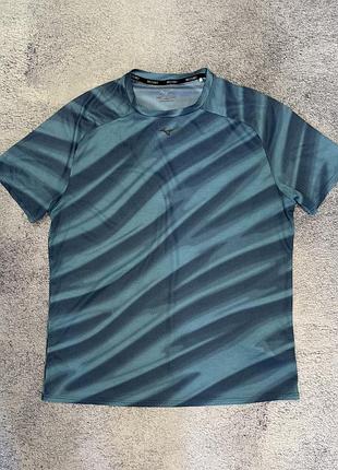 Чоловіча футболка mizuno dryaeroflow graphic tee 💙