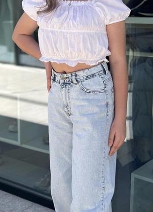 Топ білий zara 3