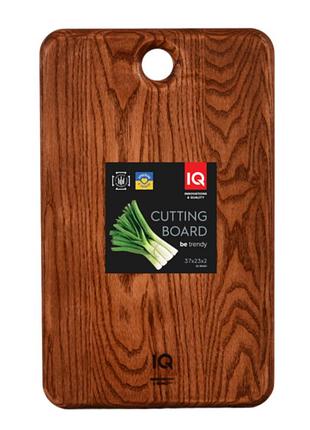 Дошка обробна iq be trendy 37*23*2 дерево ясен товста суцільна