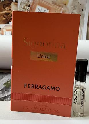 Пробник оригинал signorina unica от salvatore ferragamo