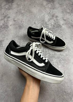 Венс олд скул 39 25 см vans old skool black чорні