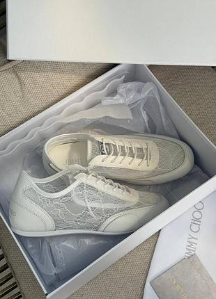 Літні легкі кеди з мереживом jimmy choo